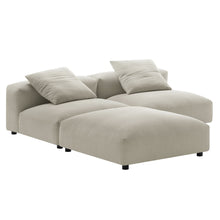 Load image into Gallery viewer, Solace 3-Piece Modular Upholstered Fabric Sectional Sofa by Modway