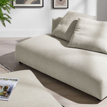 Load image into Gallery viewer, Solace Modular Upholstered Fabric Armless Loveseat and Ottoman Set by Modway