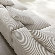 Load image into Gallery viewer, Solace 3-Piece Modular Corduroy Upholstered Sofa by Modway