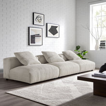 Load image into Gallery viewer, Solace 3-Piece Modular Corduroy Upholstered Sofa by Modway