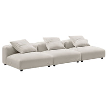 Load image into Gallery viewer, Solace 3-Piece Modular Upholstered Fabric Sofa by Modway