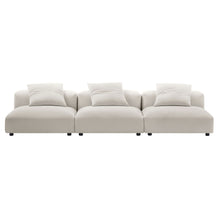 Load image into Gallery viewer, Solace 3-Piece Modular Upholstered Fabric Sofa by Modway