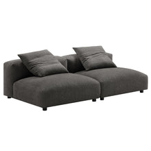 Load image into Gallery viewer, Solace 2-Piece Modular Upholstered Fabric Sofa by Modway