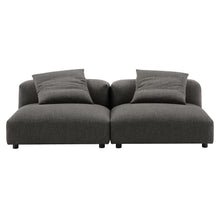 Load image into Gallery viewer, Solace 2-Piece Modular Upholstered Fabric Sofa by Modway