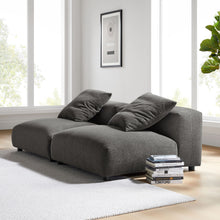 Load image into Gallery viewer, Solace 2-Piece Modular Upholstered Fabric Sofa by Modway