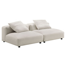 Load image into Gallery viewer, Solace 2-Piece Modular Upholstered Fabric Sofa by Modway