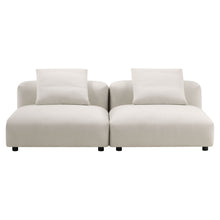 Load image into Gallery viewer, Solace 2-Piece Modular Upholstered Fabric Sofa by Modway