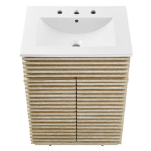 Load image into Gallery viewer, Render 24" Faux Travertine Bathroom Vanity With Sink by Modway
