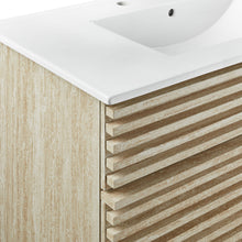 Load image into Gallery viewer, Render 36" Faux Travertine Bathroom Vanity With Sink by Modway