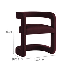 Load image into Gallery viewer, Winslow Barrel Performance Velvet Dining Chair by Modway