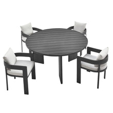 Load image into Gallery viewer, Tahoe 5-Piece Outdoor Patio Aluminum Dining Set by Modway