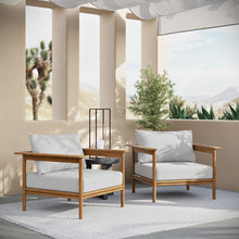 Load image into Gallery viewer, Wren Outdoor Patio Teak Wood Armchair Set of 2 by Modway