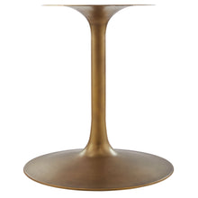 Load image into Gallery viewer, Lippa 48" Round Pedestal Solid Wood and Metal Dining Table by Modway