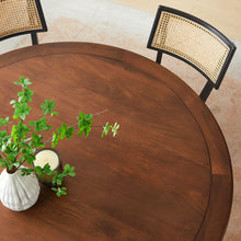 Load image into Gallery viewer, Lippa 60" Round Pedestal Solid Wood and Metal Dining Table by Modway