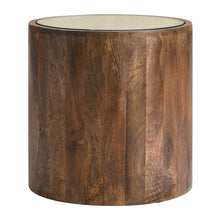 Load image into Gallery viewer, Truett Round Wood Rattan Side Table by Modway