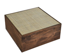 Load image into Gallery viewer, Truett Square Wood Rattan Coffee Table by Modway