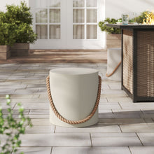 Load image into Gallery viewer, Isera Indoor - Outdoor Patio Rope Concrete Side Table Stool by Modway