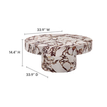 Load image into Gallery viewer, Alora Indoor - Outdoor Patio Concrete Round Coffee Table by Modway