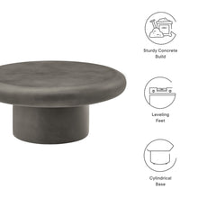 Load image into Gallery viewer, Argos Indoor - Outdoor Patio Concrete Round Coffee Table by Modway