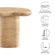 Load image into Gallery viewer, Elowen Indoor - Outdoor Patio Textured Faux Travertine Side Table by Modway