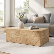 Load image into Gallery viewer, Jordana Square Plinth Indoor - Outdoor Patio Concrete Coffee Table by Modway