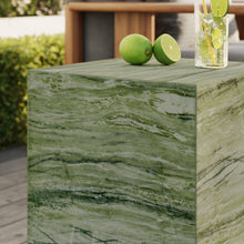 Load image into Gallery viewer, Jordana Square Plinth Indoor - Outdoor Patio Concrete Side Table by Modway