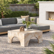 Load image into Gallery viewer, Valen Indoor - Outdoor Patio Arched Concrete Coffee Table by Modway