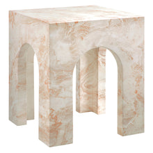 Load image into Gallery viewer, Valen Square Indoor - Outdoor Patio Arched Concrete Side Table by Modway
