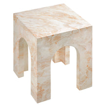 Load image into Gallery viewer, Valen Square Indoor - Outdoor Patio Arched Concrete Side Table by Modway