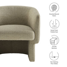 Load image into Gallery viewer, Muse Boucle Fabric Barrel Accent Chair by Modway
