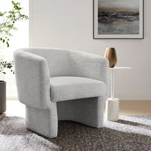 Load image into Gallery viewer, Muse Boucle Fabric Barrel Accent Chair by Modway