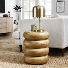 Load image into Gallery viewer, Ellery Round Stacked Wood Side Table by Modway