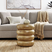 Load image into Gallery viewer, Ellery Round Stacked Wood Side Table by Modway