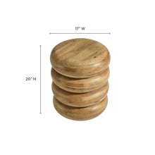 Load image into Gallery viewer, Ellery Round Stacked Wood Side Table by Modway