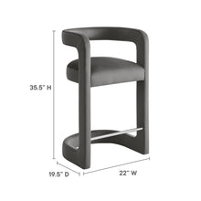 Load image into Gallery viewer, Winslow Performance Velvet Counter Stool by Modway