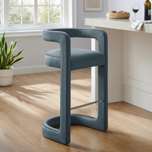 Load image into Gallery viewer, Winslow Performance Velvet Bar Stool by Modway