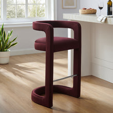 Load image into Gallery viewer, Winslow Performance Velvet Bar Stool by Modway