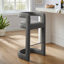 Load image into Gallery viewer, Winslow Performance Velvet Bar Stool by Modway