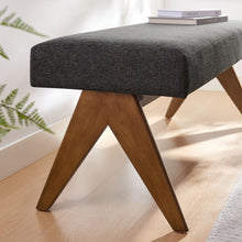 Load image into Gallery viewer, Lyra 47" Fabric Upholstered Bench by Modway