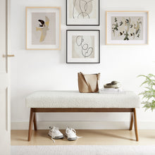 Load image into Gallery viewer, Lyra 47" Boucle Upholstered Bench by Modway
