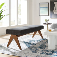 Load image into Gallery viewer, Lyra 63" Fabric Upholstered Bench by Modway