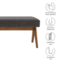 Load image into Gallery viewer, Lyra 63" Fabric Upholstered Bench by Modway