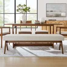 Load image into Gallery viewer, Lyra 63" Fabric Upholstered Bench by Modway