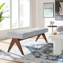 Load image into Gallery viewer, Lyra 63" Fabric Upholstered Bench by Modway