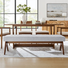 Load image into Gallery viewer, Lyra 63" Fabric Upholstered Bench by Modway