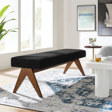 Load image into Gallery viewer, Lyra 63" Boucle Upholstered Bench by Modway