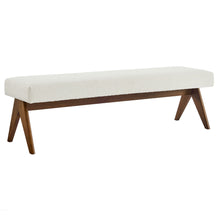 Load image into Gallery viewer, Lyra 63" Boucle Upholstered Bench by Modway