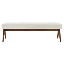 Load image into Gallery viewer, Lyra 63" Boucle Upholstered Bench by Modway