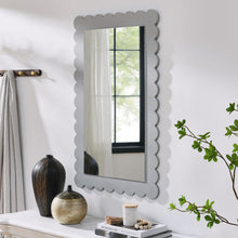 Load image into Gallery viewer, Emmeline Scalloped Rectangle Wall Mirror by Modway