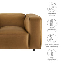 Load image into Gallery viewer, Auren Upholstered Vegan Leather Modular Armchair by Modway
